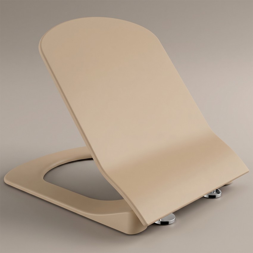 KC1103.01.0800E ELEGANT Кришка для унітазу Soft Close, Cappucino Matt (1 сорт) Creavit