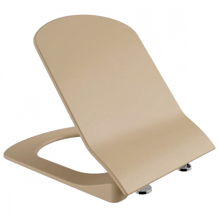 KC1103.01.0800E ELEGANT Кришка для унітазу Soft Close, Cappucino Matt (1 сорт) Creavit фото 1