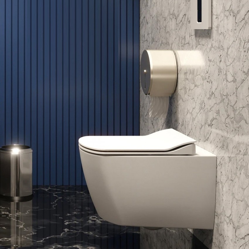 KC1103.01.0100E ELEGANT Кришка для унітазу Soft Close, White Matt (1 сорт) Creavit фото 4