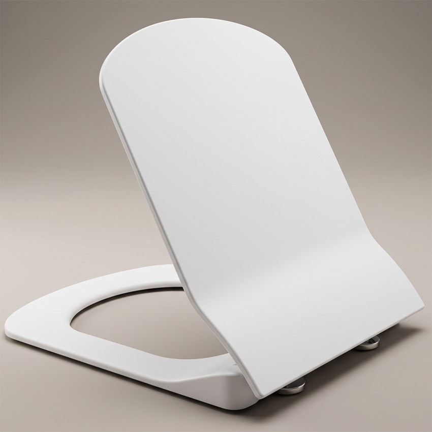 KC1103.01.0100E ELEGANT Кришка для унітазу Soft Close, White Matt (1 сорт) Creavit