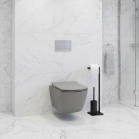 EG321-11CG00E-0000 ELEGANT Унітаз  з кришкою підвісний безобідковий, Cool Grey (1 сорт) Creavit
