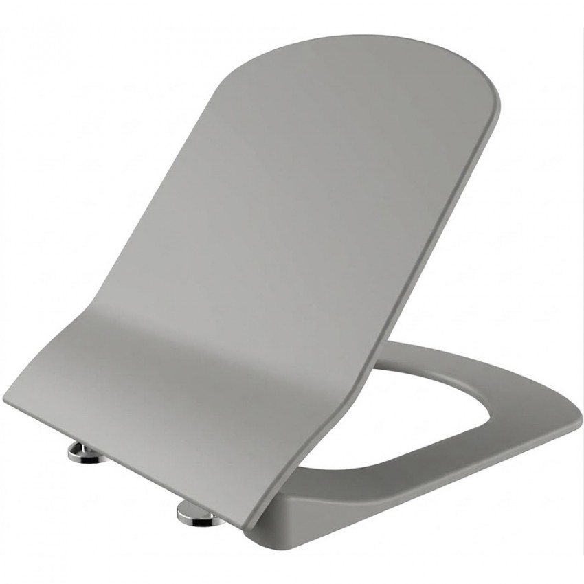 EG321-11CG00E-0000 ELEGANT Унітаз  з кришкою підвісний безобідковий, Cool Grey (1 сорт) Creavit фото 4