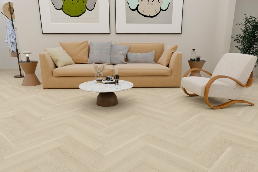 Вінілова підлога SPC Maui Haven Herringbone Line 60x12,5 (5/0.5mm+1mm) BLISSGROUND