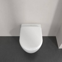 5656CL01 Skyla  Унітаз підвісний DirectFlush з кришкою QuickRelease/SoftClosing з турбозмивом, White Alpin VILLEROY namp; BOCH фото 4