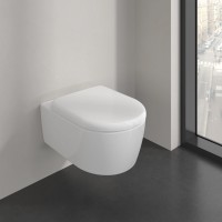 5656CL01 Skyla  Унітаз підвісний DirectFlush з кришкою QuickRelease/SoftClosing з турбозмивом, White Alpin (1 сорт)