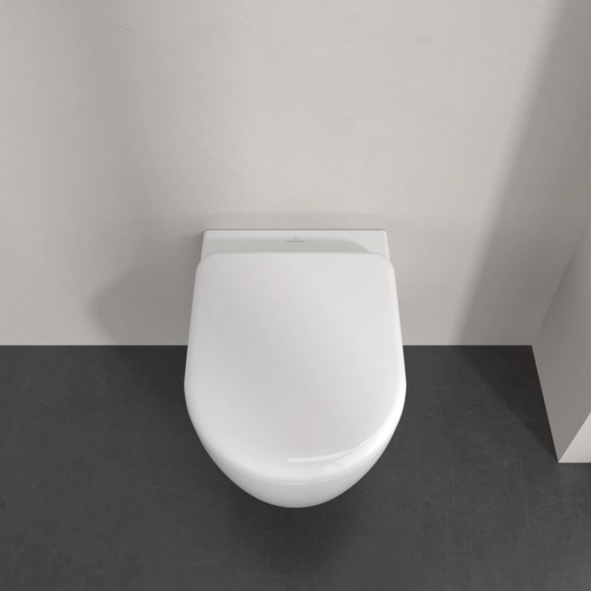 5656CL01 Skyla  Унітаз підвісний DirectFlush з кришкою QuickRelease/SoftClosing з турбозмивом, White Alpin (1 сорт) VILLEROY  BOCH фото 4