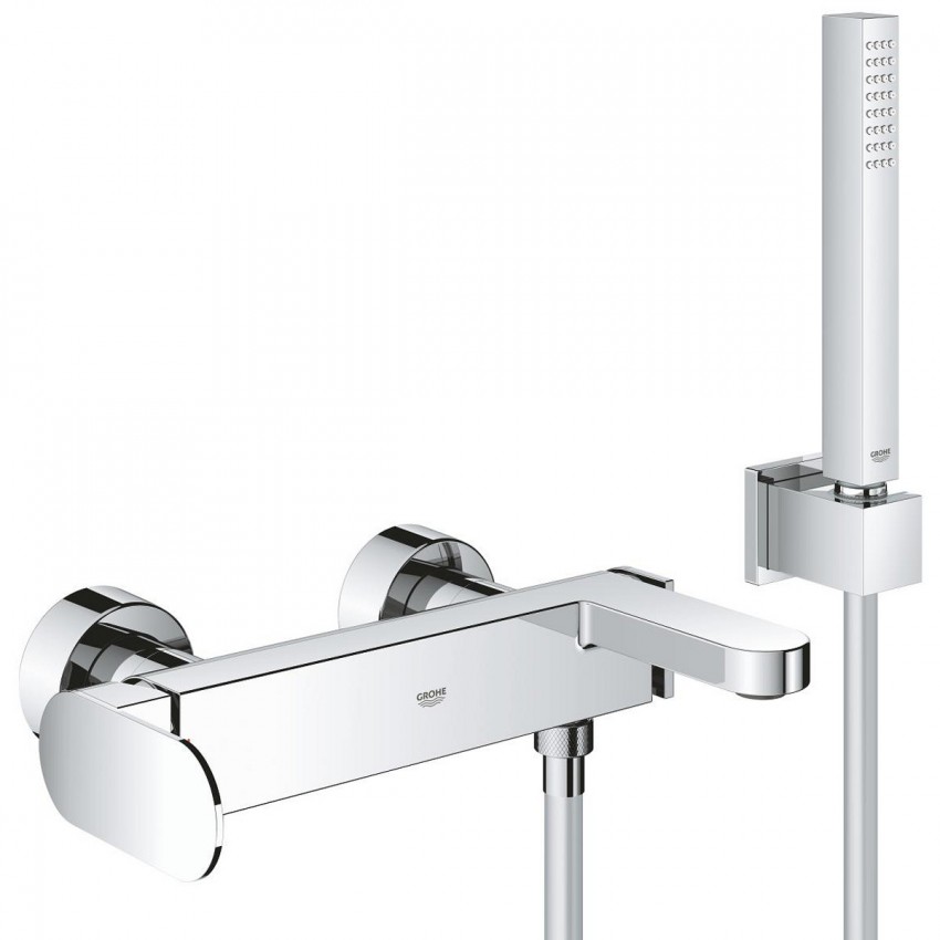 33547004  PLUS Змішувач д/ванни, хром, з ручним душем (1 сорт) GROHE фото 1