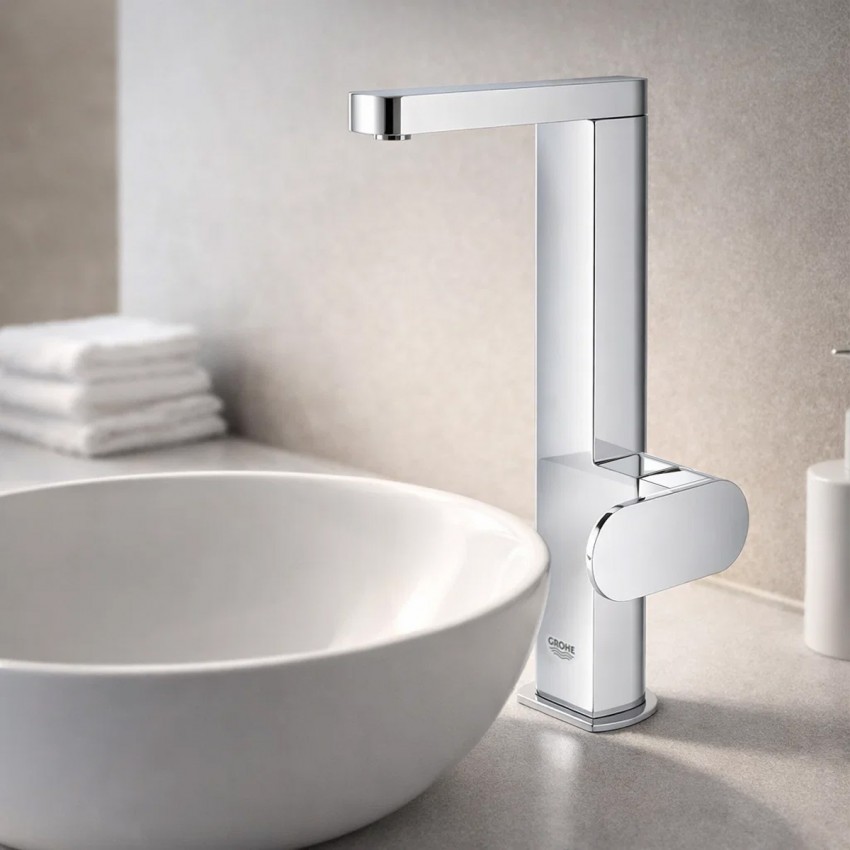 23873004 PLUS Змішувач д/раковини L, хром, з донним клапаном Click (1 сорт) GROHE
