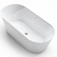 V388BL/V3880XBL000S INKA Ванна окремостояча овальна 180х80, білий TREESSE