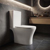 HAR650T Aruba унітаз компакт турбозмив+ кришка, білий (1 сорт) Hes