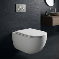 HTA535T TANNA  унітаз підвісний з турбозмивом+ кришка, білий (1 сорт) Hes