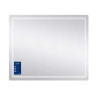 Дзеркало настінне Mideya (MI2) 900х700 мм, прямокутне, з LED-підсвіткою Touch, антизапотіванням, димером, рег. яскравості Qtap QTAP фото 2