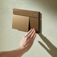 66003140 HG Змивна клавіша  iFrame Element E, brushed bronze (1 сорт) HANSGROHE фото 3
