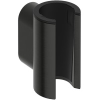 28885340 HG Porter Fine Тримач для ручного душу, brushed black chrome (1 сорт) HANSGROHE фото 1