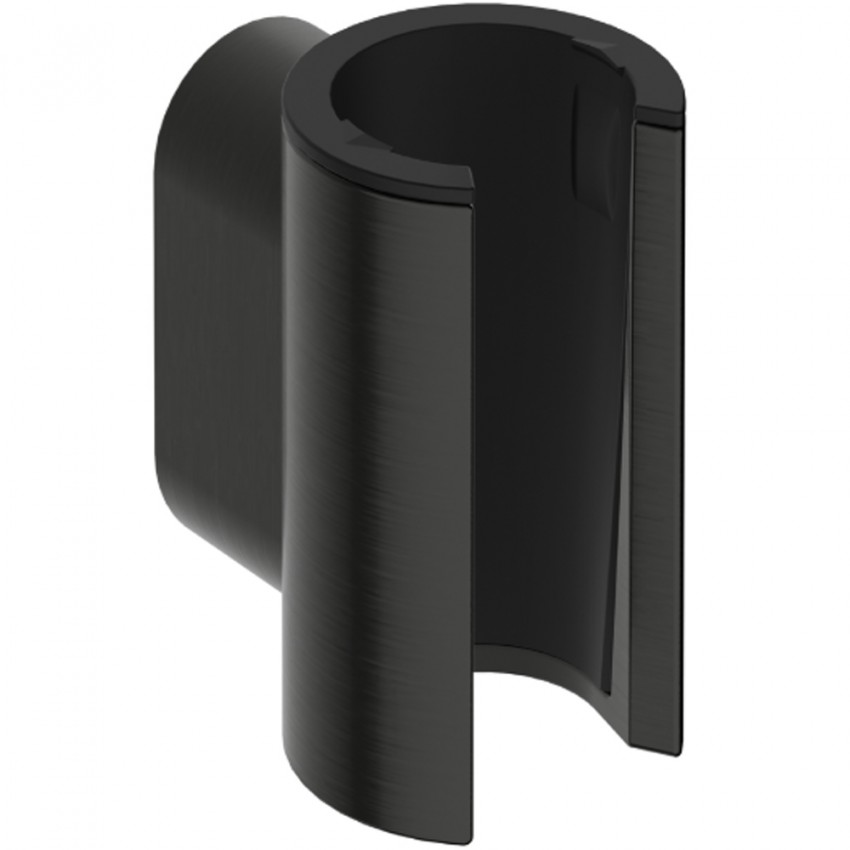 28885340 HG Porter Fine Тримач для ручного душу, brushed black chrome (1 сорт) HANSGROHE фото 1