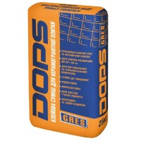 Клей д/керамогранітної плитки DOPS GRES 25 кг  С1Т (1 сорт) DOPS фото 1