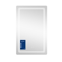 Дзеркало настінне Mideya (MI2) 500х800 мм, прямокутне, з LED-підсвіткою Touch, антизапотіванням, димером Qtap QTAP фото 2
