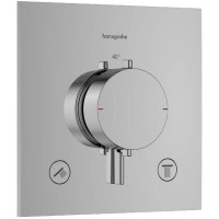 33711000 HG Ecostat Comfort E Зовнішня частина термостата на 2 споживачі, хром HANSGROHE фото 1