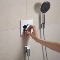 33711000 HG Ecostat Comfort E Зовнішня частина термостата на 2 споживачі, хром HANSGROHE фото 4