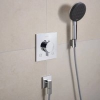 33711000 HG Ecostat Comfort E Зовнішня частина термостата на 2 споживачі, хром HANSGROHE