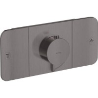 45712340 AXM Axor One Зовнішня частина термостата, Brushed Black Chrome AXOR
