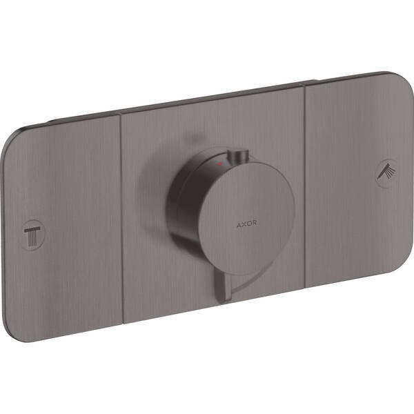 45712340 AXM Axor One Зовнішня частина термостата, Brushed Black Chrome AXOR