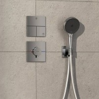 15573000 HG ShowerSelect Comfort E Перемикач режимів прихованого монтажу на 3 режими, хром HANSGROHE фото 2