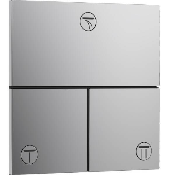 15573000 HG ShowerSelect Comfort E Перемикач режимів прихованого монтажу на 3 режими, хром HANSGROHE