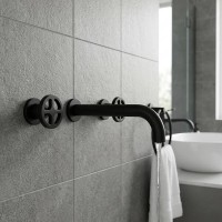 MN013511.5L Grace Змішувач для раковини зі стіни, 5L Brushed Black Titanium CISAL