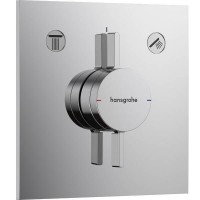 75417000 HG DuoTurn E Зовнішня частина змішувача для душу на 2 споживачі, хром HANSGROHE