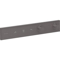 15381340 HG RainSelect Термостат для прихованого монтажу з 3 функціями, матовий чорний хром HANSGROHE фото 1