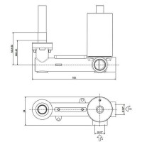 LIG104ST70 LIGHT Змішувач для раковини зі стіни Paffoni фото 4