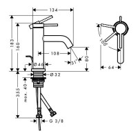 73302700 HG Tecturis S Змішувач для раковини CoolStart EcoSmart з д/к, білий матовий HANSGROHE фото 2