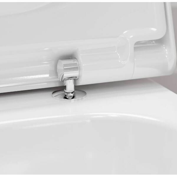60148450 EluPura S Кришка для унітазу soft-close, top fix, білий HANSGROHE фото 4