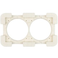E40010 Double Concealed Socket namp;amp; Switch  Frame / Рамка Рамка для прихованих розеток і вимикачів- подвійна