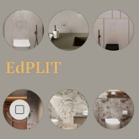 E40010 Double Concealed Socket namp;amp; Switch  Frame / Рамка Рамка для прихованих розеток і вимикачів- подвійна EDPLIT фото 2