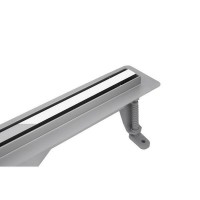 UN7033C Universal Slim Душовий канал 70 з нержавіючої сталі, сифоном і декоративною накладкою, з горизонтальним виводом, нержавіюча сталь DEVIT фото 3