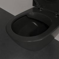 5614R0R7 SUBWAY 2.0 Унітаз підвісний DirectFlush, Pure Black VILLEROY namp; BOCH фото 3