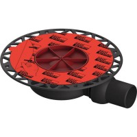 3601404 TECEdrainpoint S DN 50, дренажний трап, екстра-плоский, з універсальним фланцем Seal System, одновихідний TECE