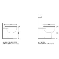 QKCW09 Quick/APP Кришка для унітаза soft-close, fango FLAMINIA фото 3