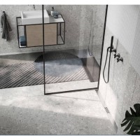 15301100 Комплект душового профілю TECElineo, нержавіюча сталь матова TECE фото 2