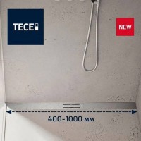 15301120 Комплект душового профілю TECElineo, матовий ЧОРНИЙ, матеріал нержавіюча сталь TECE фото 4