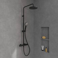 TVS109002000K5 Universal Showers  Душова система з термостатом, матовий чорний VILLEROY namp; BOCH