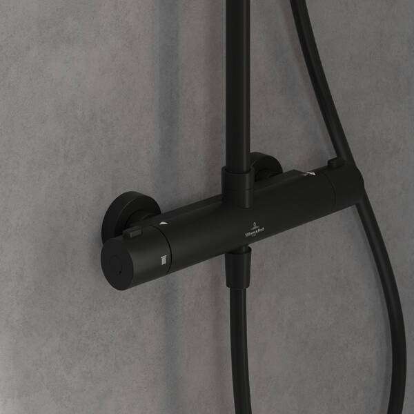 TVS109002000K5 Universal Showers  Душова система з термостатом, матовий чорний VILLEROY namp; BOCH фото 3