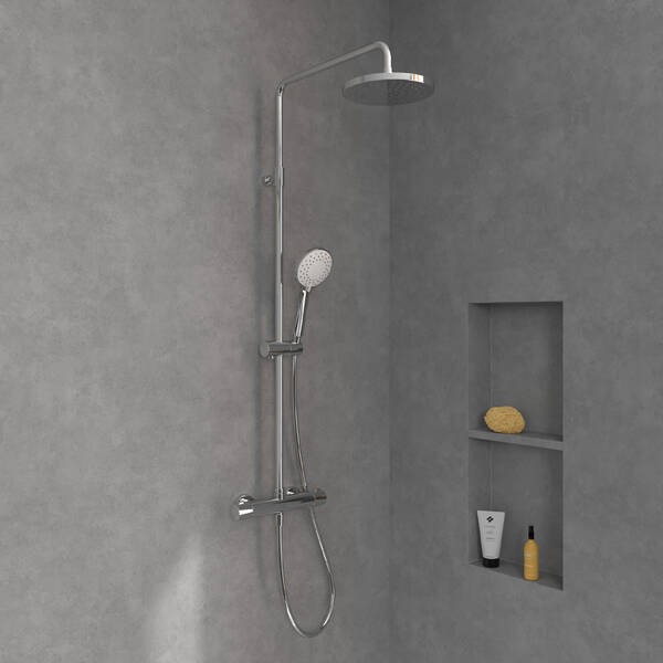 TVS10900200061/TVS109002UK061  Universal Showers  Душова система з термостатом, хром VILLEROY namp; BOCH