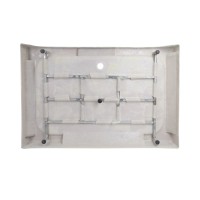 Душовий піддон Kapielka ST120x80х14 низький, прямокутний, діаметр зливу 52 мм Lidz LIDZ фото 3