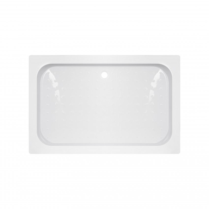 Душовий піддон Kapielka ST120x80х14 низький, прямокутний, діаметр зливу 52 мм Lidz LIDZ фото 2