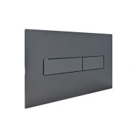 Клавіша змиву Standard 152x236x28 мм, Gunmetal Black, лінійна QTSTD164GMB51272 Qtap QTAP фото 2