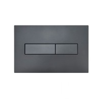 Клавіша змиву Standard 152x236x28 мм, Gunmetal Black, лінійна QTSTD164GMB51272 Qtap QTAP