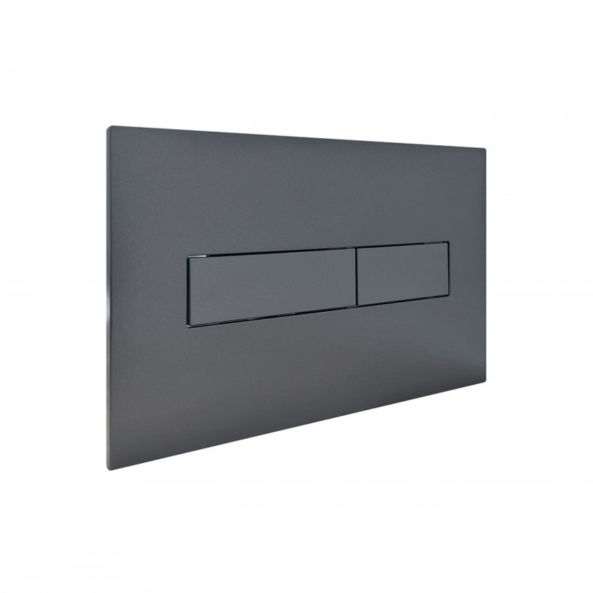 Клавіша змиву Standard 152x236x28 мм, Gunmetal Black, лінійна QTSTD164GMB51272 Qtap QTAP фото 2